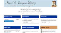 Desktop Screenshot of libguides.tamuk.edu