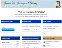Tablet Screenshot of libguides.tamuk.edu